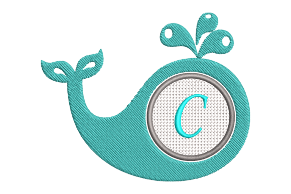 Baby Whale Letter C Embroidery Review
