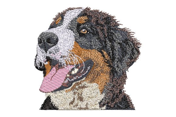 Bernese Mountain Dog Embroidery Design Review