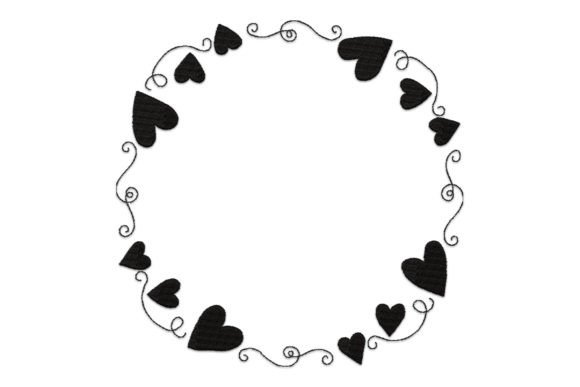 Circle Frame with Little Hearts Review