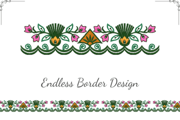 Elegant Art Deco Border Review