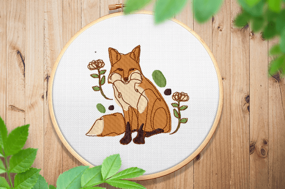 Fox with Floral Motif: A Seasonal Embroidery Review