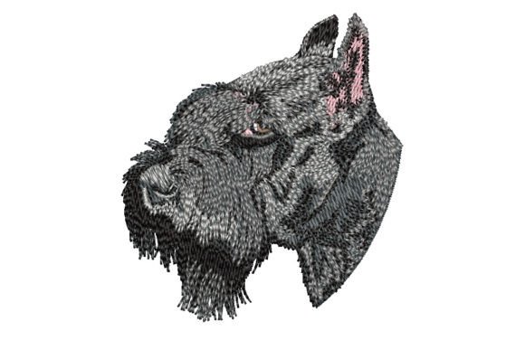 Giant Schnauzer Embroidery Review