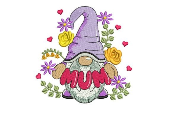 Mum Gnome Embroidery Design Review