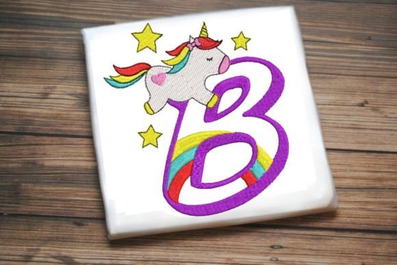 Unicorn Rainbow Letter B Review