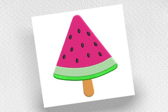 Watermelon Ice Cream Embroidery Review